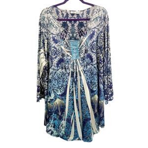 Cato Long Paisley Blouse Size 26/28W